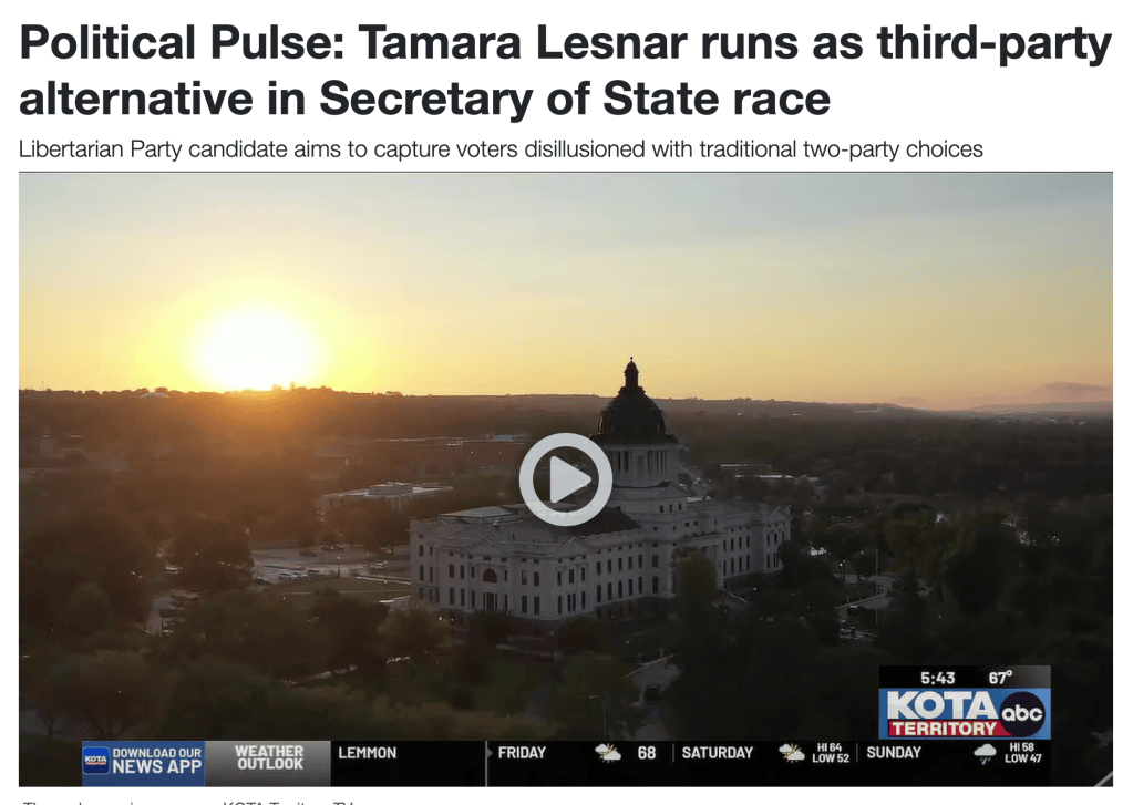 Tamara Interview with KOTA News